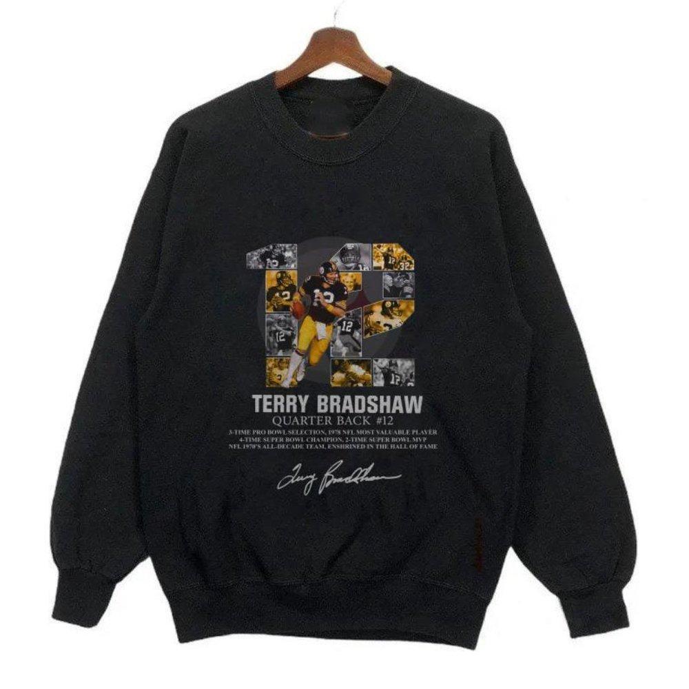 Terry Bradshaw Pittsburgh Steelers Signature Sweatshirt